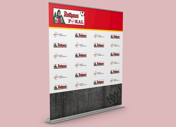 Rollup Style XXL,werkzeugloser Grafikwechsel,Rollup Style