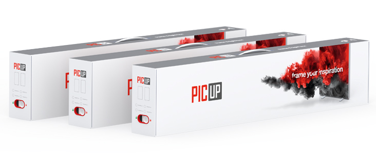PICUP,mobiles messe display stoff,stoff messewand werkzeuglos,faltbarer textilrahmen,textilspannrahmen beidseitig,raumteiler textilrahmen messe,mobile messewand mit transportkoffer,textil display mit systemverbinder,schneller Motivwechsel mit Kedertechnik