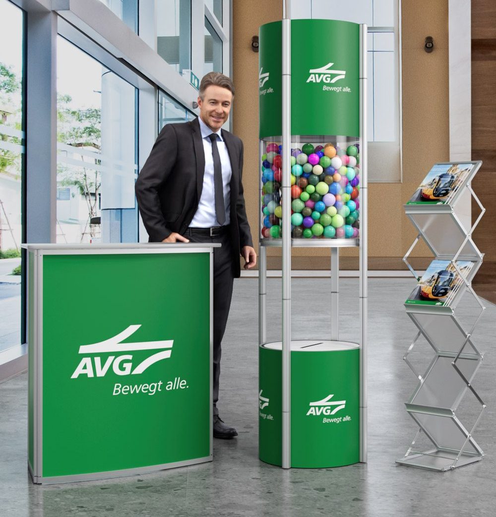 Pirouetten Vitrine,Gewinnspiel-Vitrine