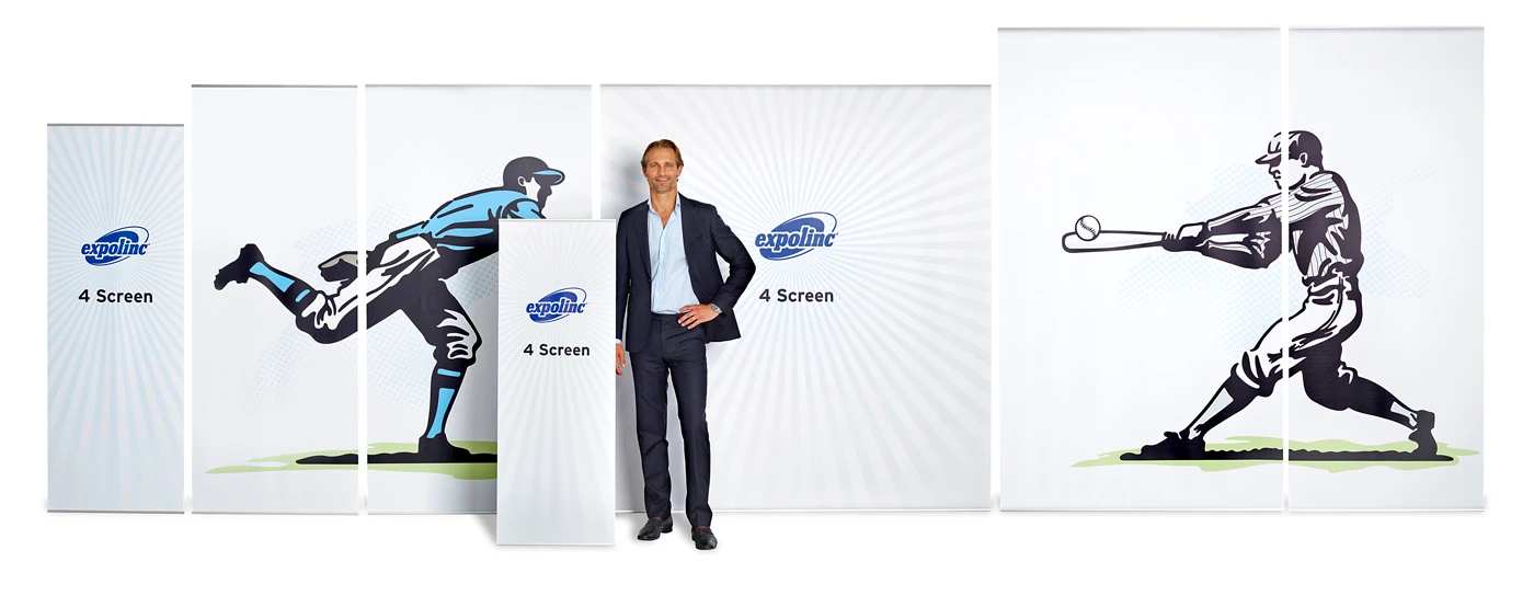 Banner-Display,expolinc 4 screen