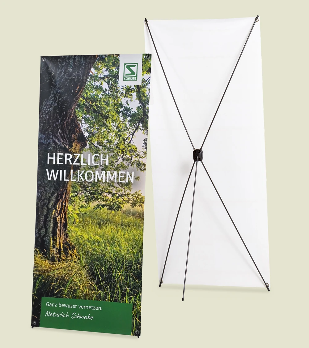 Leichtes Banner-Display für kleines Geld