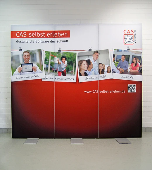 Poster Ă¼ber Software von CAS erleben.