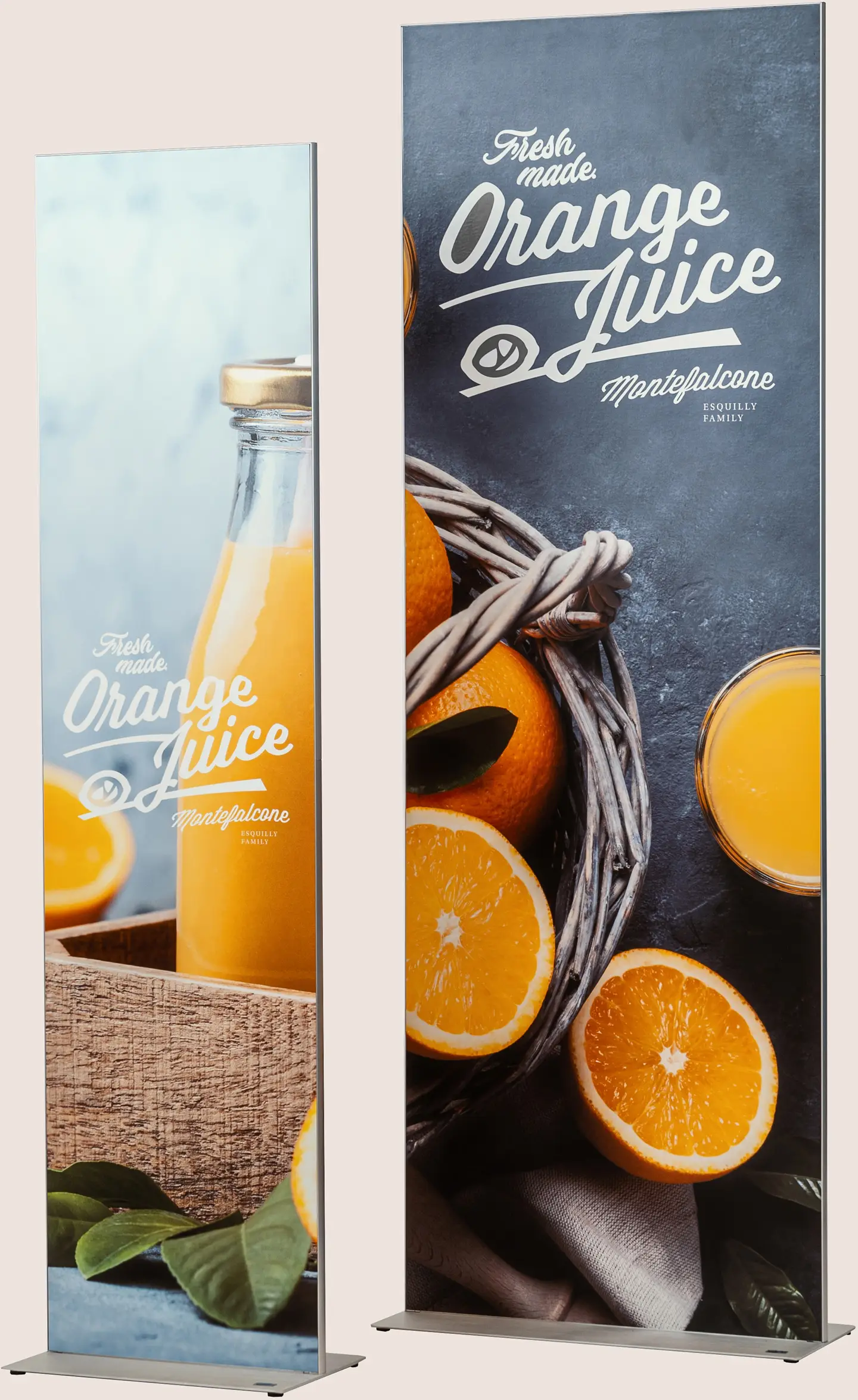 Expolinc Magnet Frame mit Orangensaft-Motiv